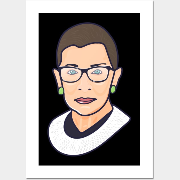 Notorious Rbg Wall Art by Vilmos Varga